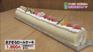 長すぎるロールケーキ