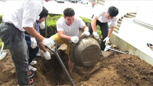 10年ぶりに取り出されたタイムカプセル