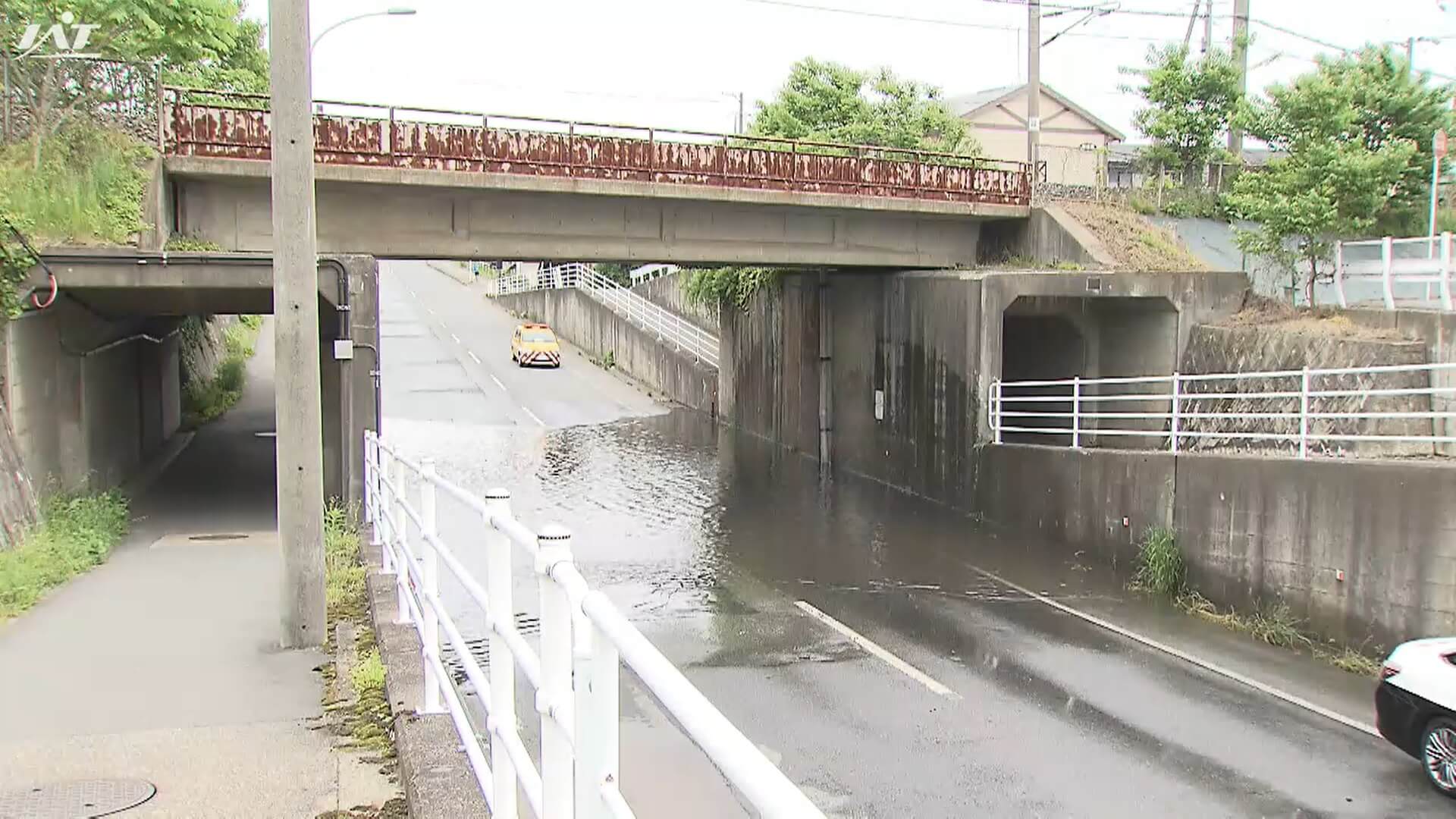 【速報】盛岡市南部のアンダーパス冠水で通行止め【岩手】