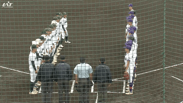 春の高校野球県大会　準々決勝　釜石−専大北上（しんきん森山スタジアム第二試合）【岩手・金ケ崎町】