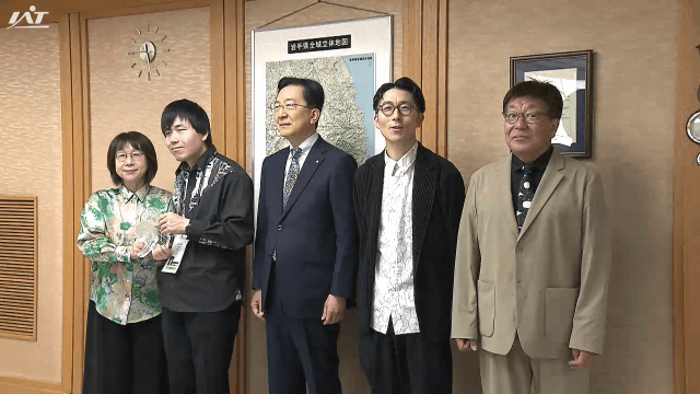 広告業界の国際賞でゴールド受賞　ヘラルボニーが知事に報告【岩手・盛岡市】