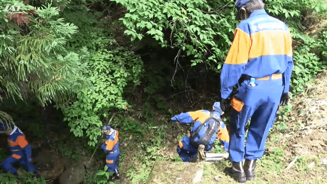 山菜採りで行方不明の高齢男性を発見【岩手・矢巾町】