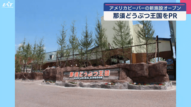 アメリカビーバーの新施設オープン　那須どうぶつ王国をＰＲ【岩手】