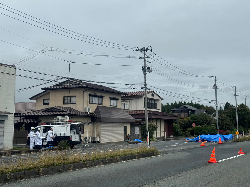 紫波町の国道４号で死亡ひき逃げ事件【岩手・紫波町】