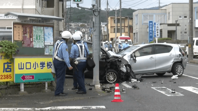 車５台が絡む事故　高齢男女２人が心肺停止【岩手・宮古市】