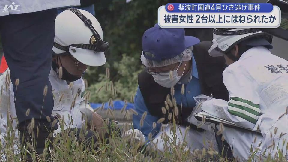 国道４号ひき逃げ事件　２台以上にはねられたか【岩手・紫波町】