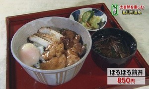 ほろほろ鶏丼