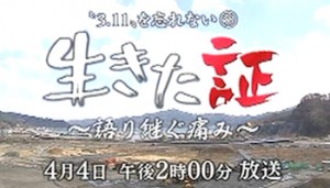 テレメンタリー２０１５「“３．１１”を忘れない５６ 生きた証～語り継ぐ痛み～」