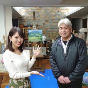 陸前高田市の画家　鷺 悦太郎さん