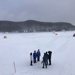 極寒の薮川でおもてなし！！