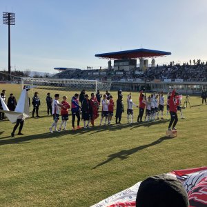 初勝利と祝杯